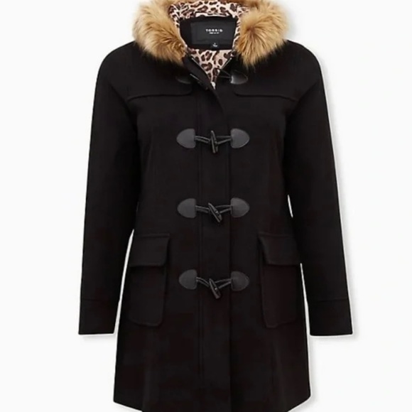 Torrid black coat